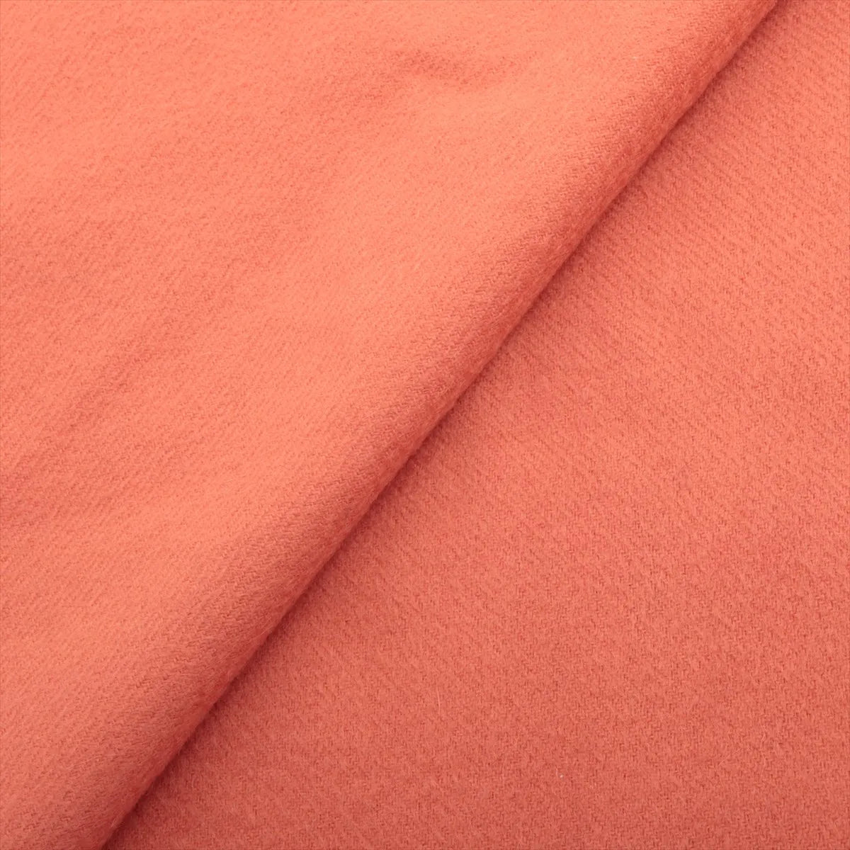 Hermes Logo Cashmere Scarf Salmon Pink