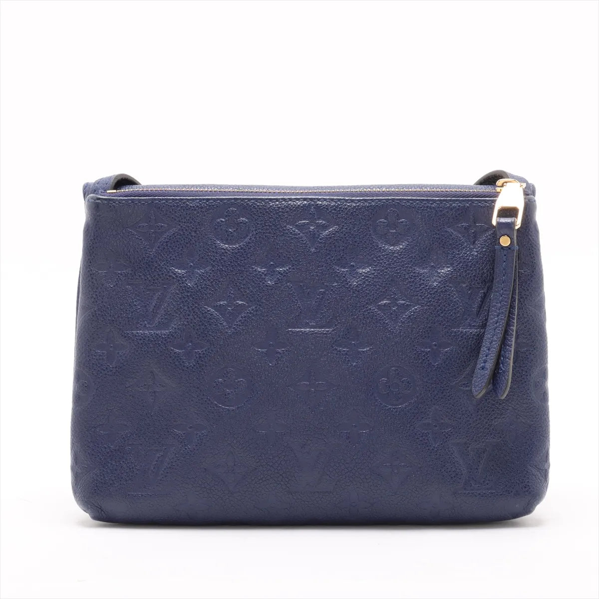 Louis Vuitton Monogram Empreinte Twice Shoulder Bag Blue