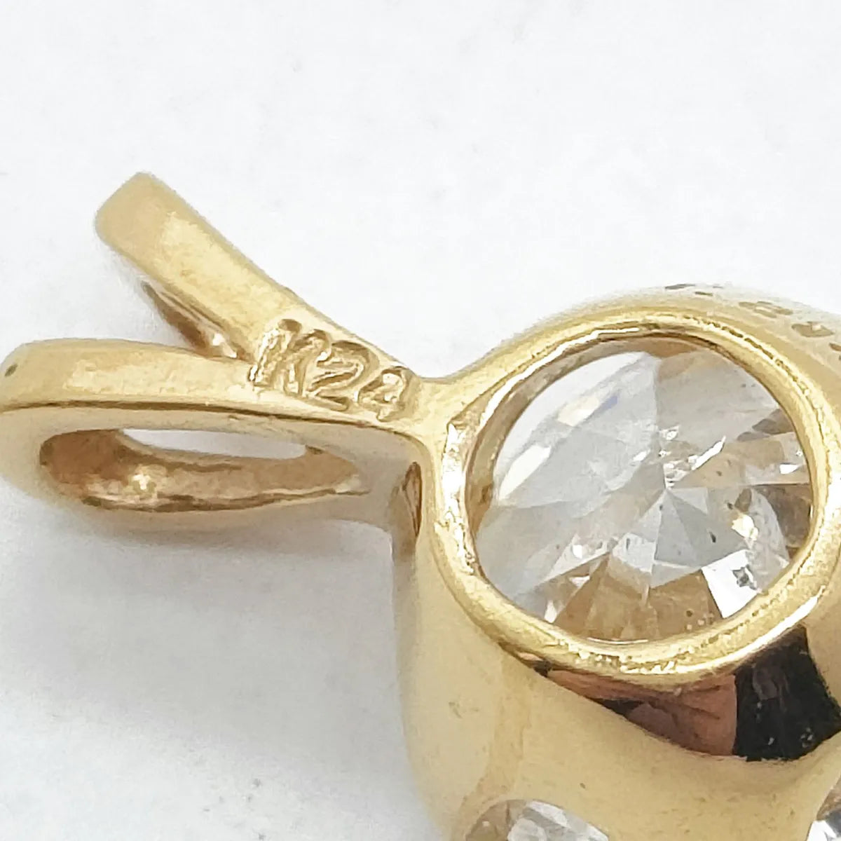 Diamond Pendant Necklace 1.214ct Gold