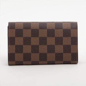 Louis Vuitton Damier Ebene Porte Monnaie Billets Tresor Wallet