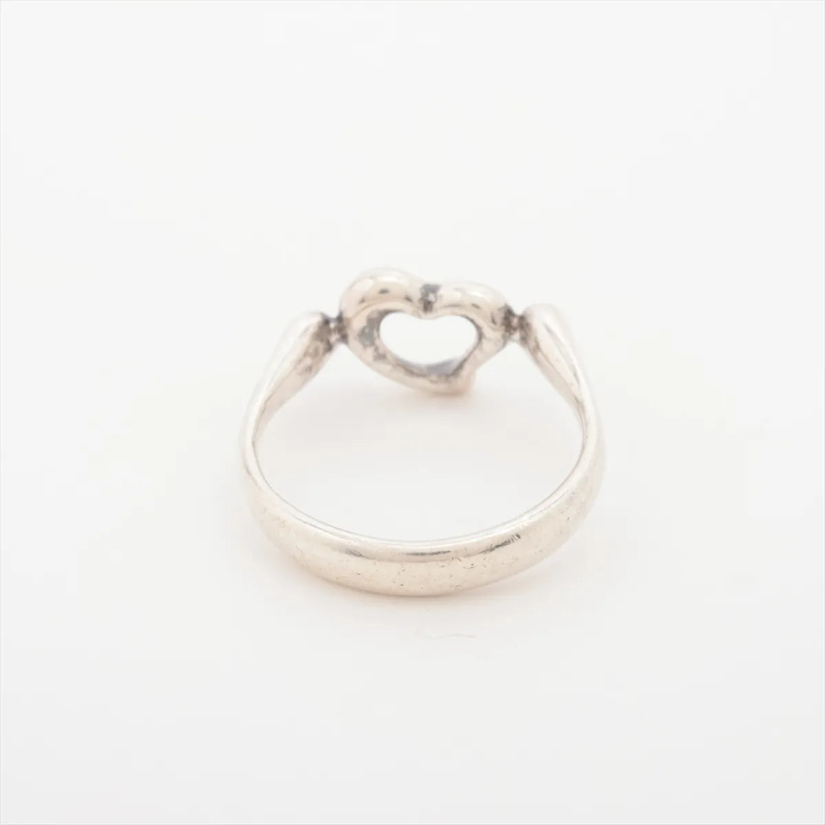 Tiffany & Co. Open Heart Ring Silver
