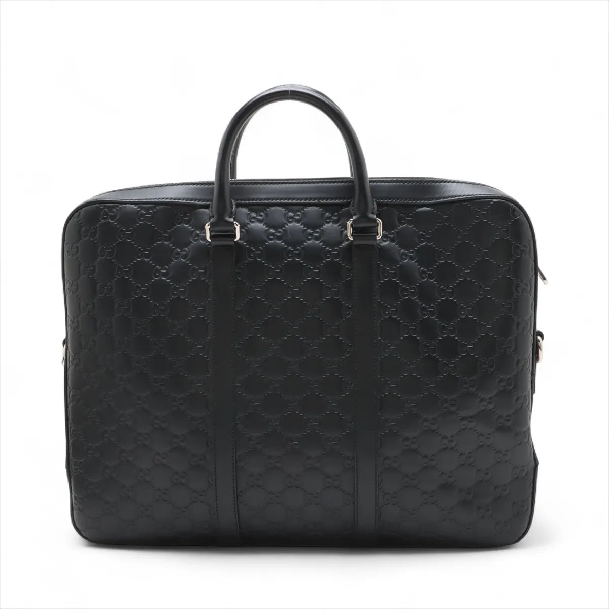 Gucci Guccissima Leather Two-Way Business Bag Black