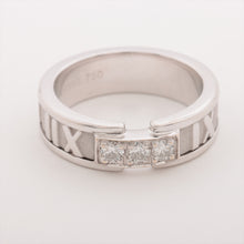 Load image into Gallery viewer, Tiffany &amp; Co. Atlas Diamond Ring White Gold