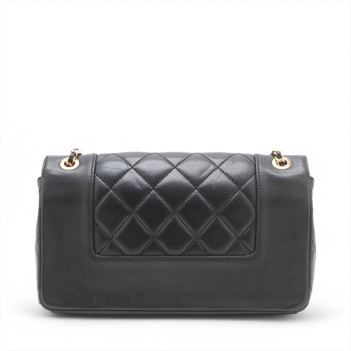 Chanel Mademoiselle CC Logo Matelasse Double Chain Shoulder Bag Black * PREORDER *