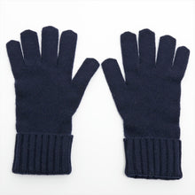 Load image into Gallery viewer, #1 Louis Vuitton Damier Gloves Cashmere Navy Blue    