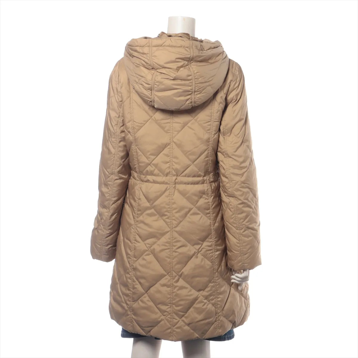 Max Mara Weekend Nylon Down Coat Beige