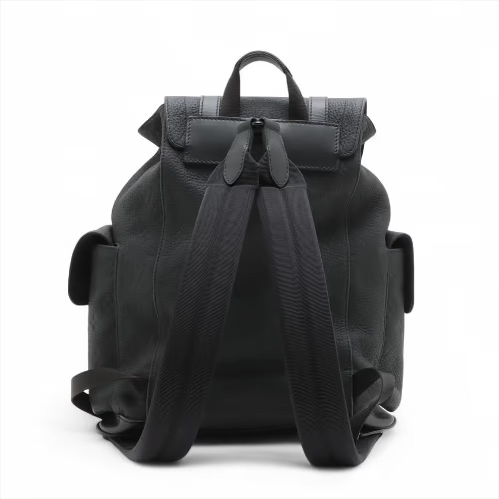 Louis Vuitton Monogram Taurillon Christopher PM Black
