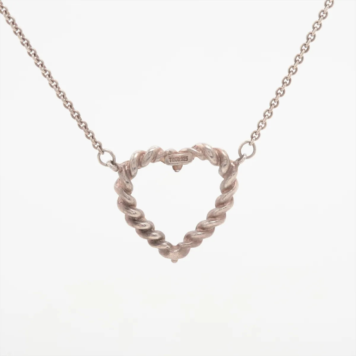 Tiffany & Co. Twist Heart Necklace Silver