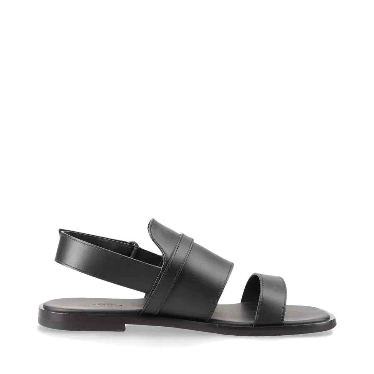 Hermès Constance Leather Sandal Black