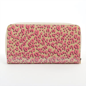 #1 Louis Vuitton Vernis Leopard Zippy Wallet Pink