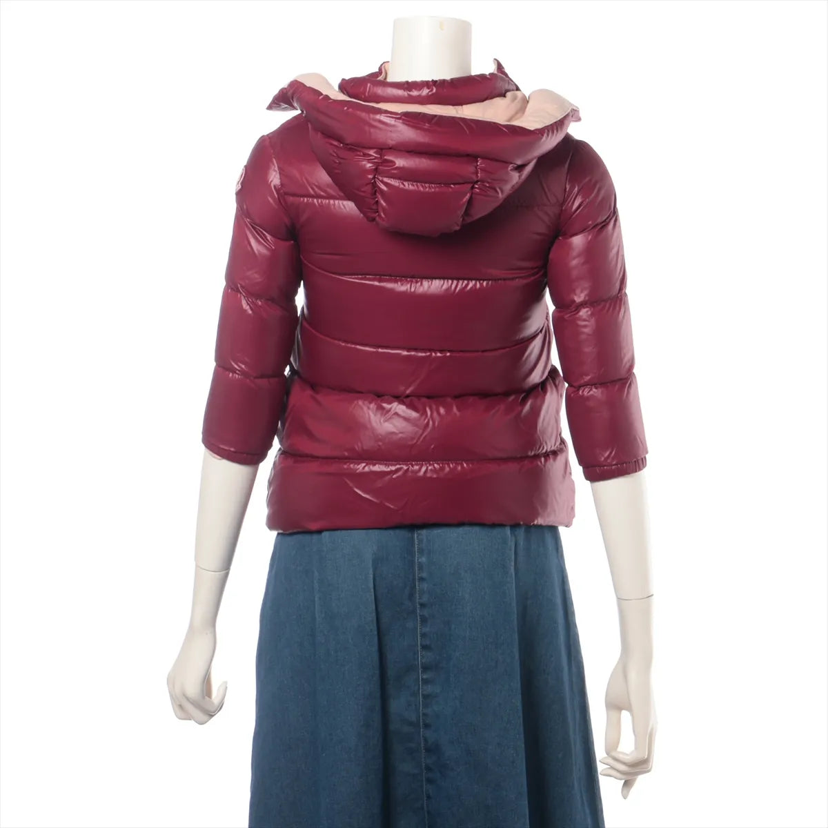 Moncler Childrens Nylon Down Jacket Red