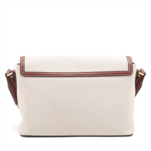 Load image into Gallery viewer, Top rated Burberry Horseferry Canvas Leather Shoulder Bag Beige×Brown