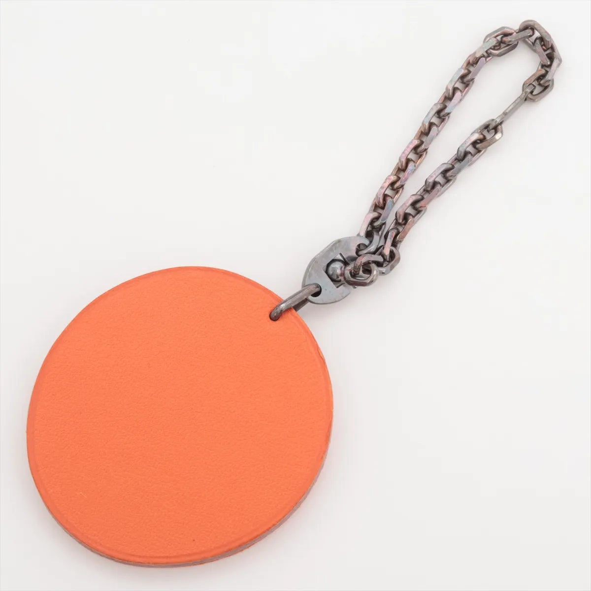 Hermes Orange Fruit Leather Bag Charm
