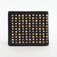 Load image into Gallery viewer, Gucci GG Logo Studs  Leather Compact Wallet Black