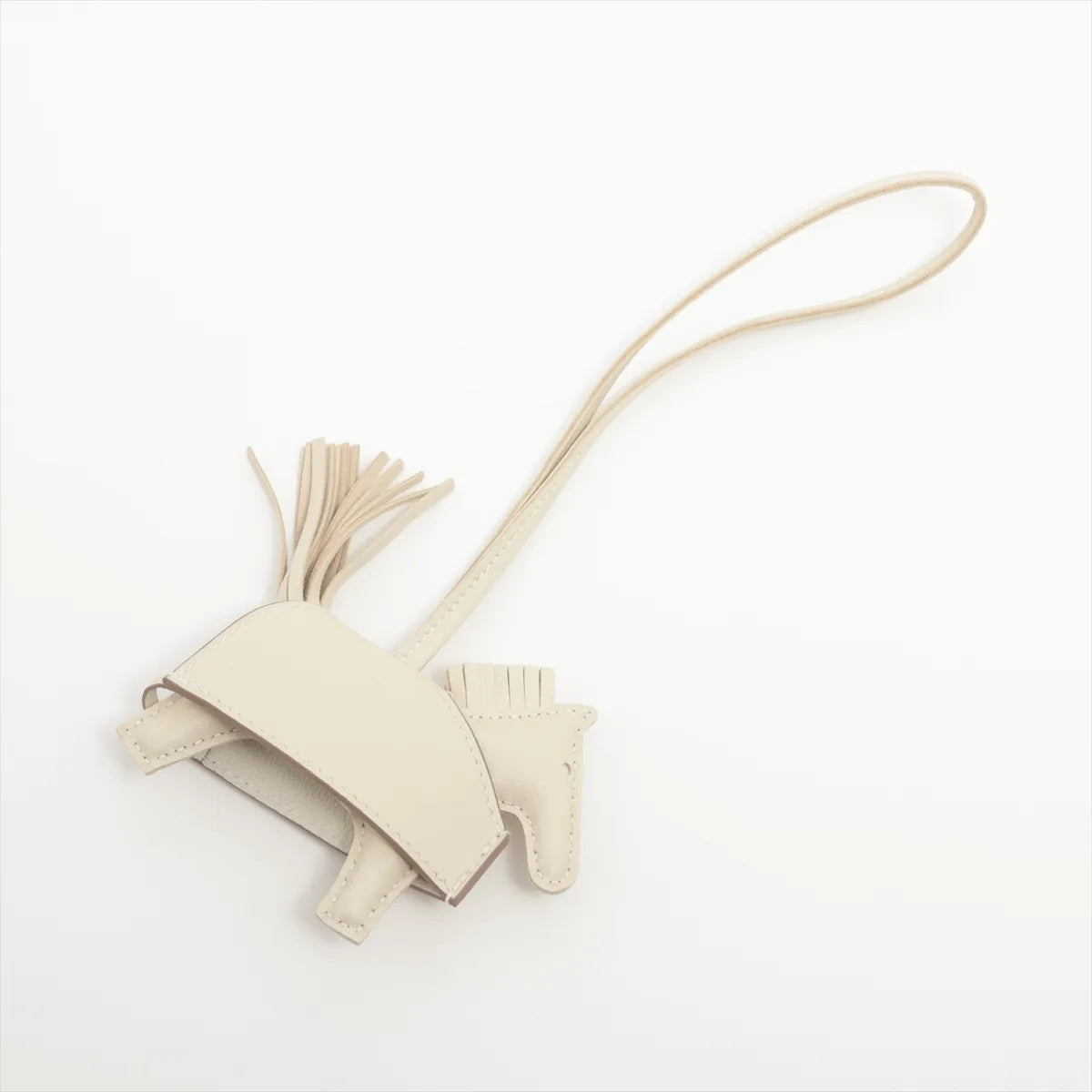 Hermès Rodeo Robeo Rock PM Bag Charm Off White