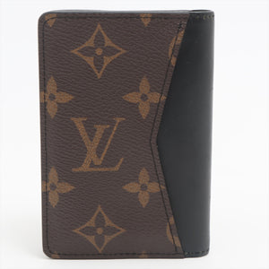 Louis Vuitton Monogram Macassar Pocket Organizer Black