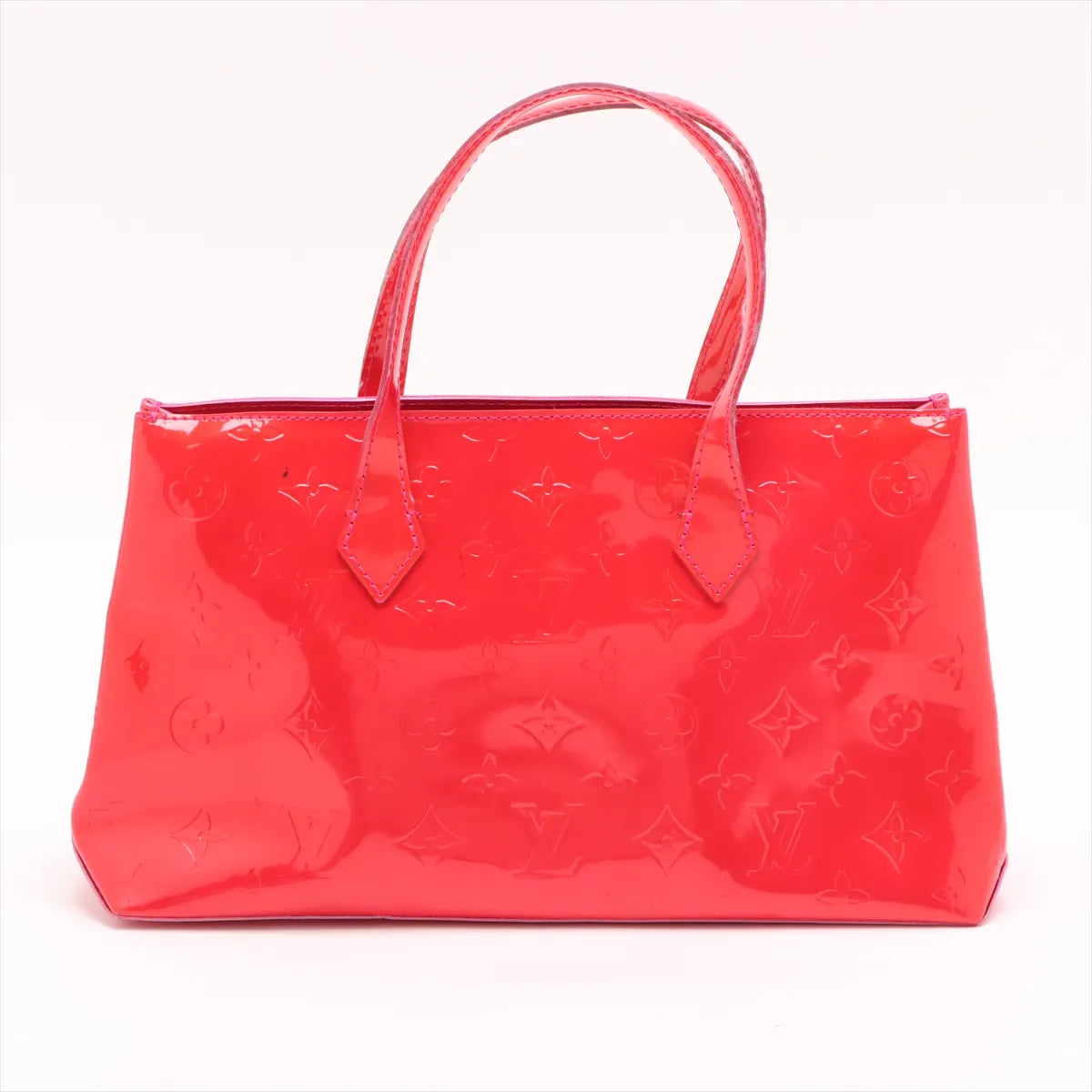 Louis Vuitton Monogram Vernis Wilshire PM Red-Pink