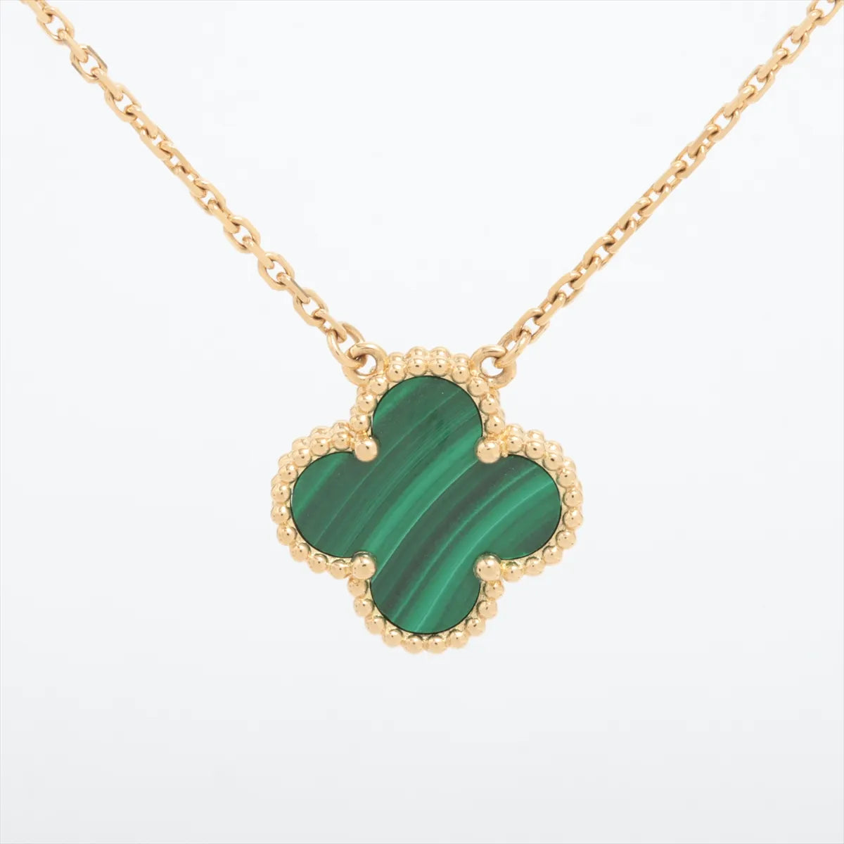 Van Cleef & Arpels Vintage Alhambra Malachite Necklace *PREORDER*