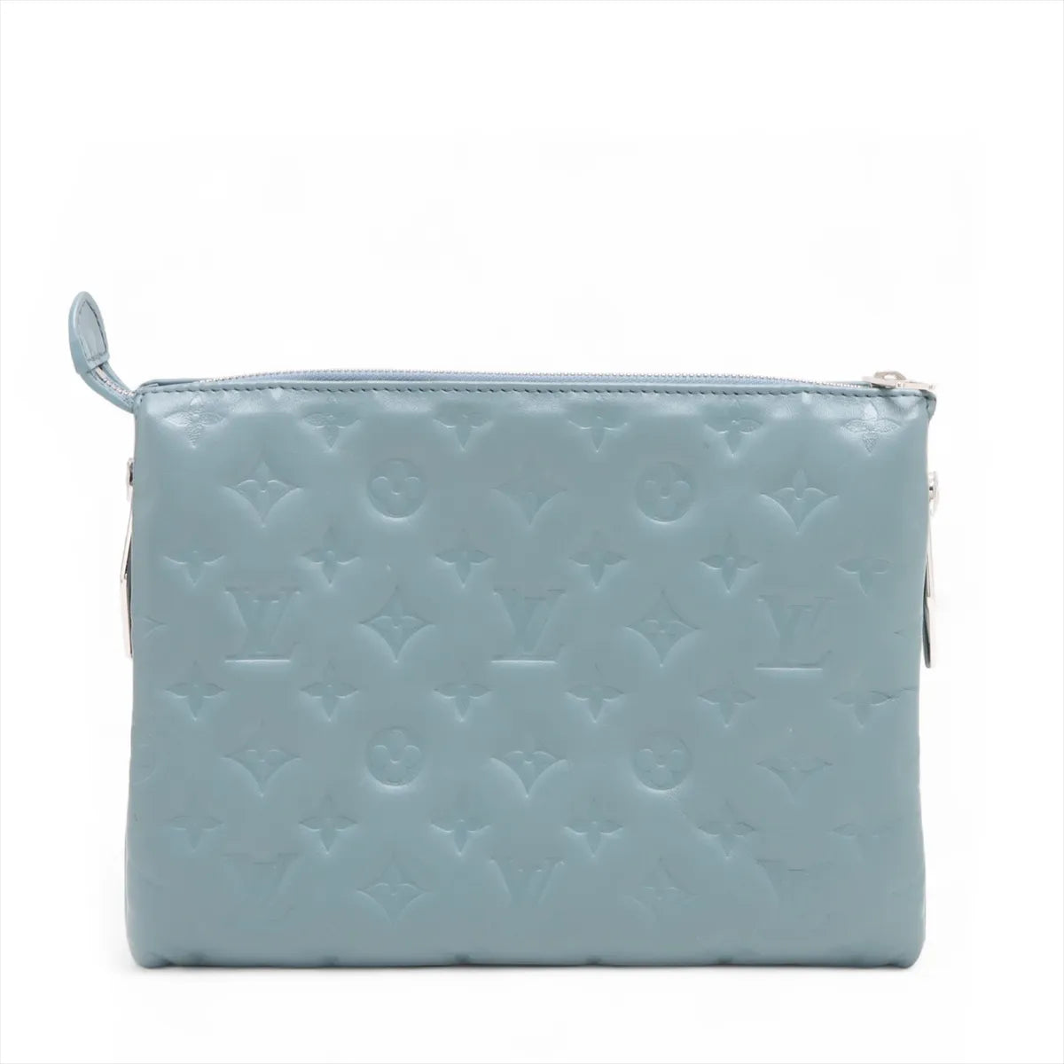 Louis Vuitton Monogram Embossed Coussin PM Sky Blue