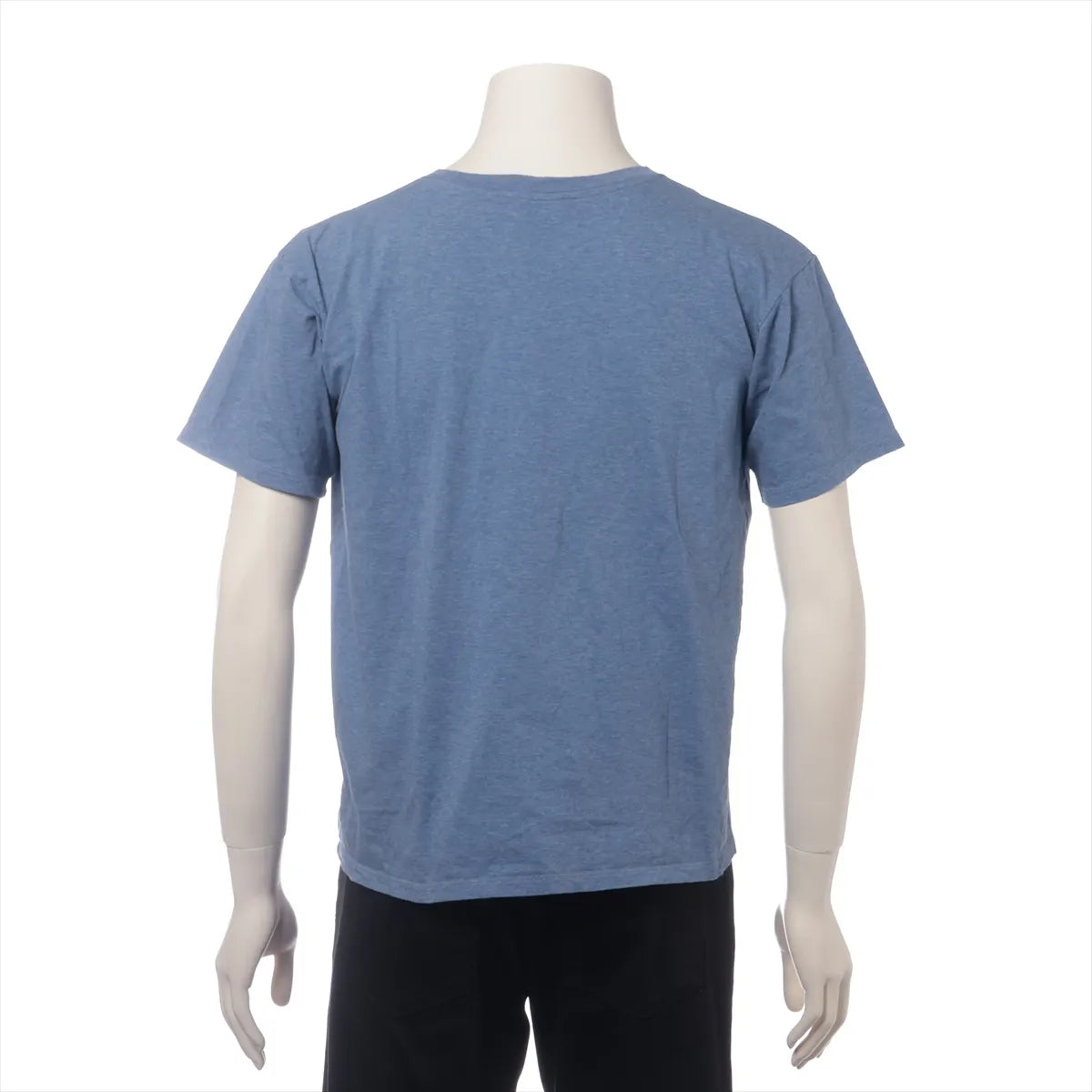 Celine Logo Cotton T-shirt Blue