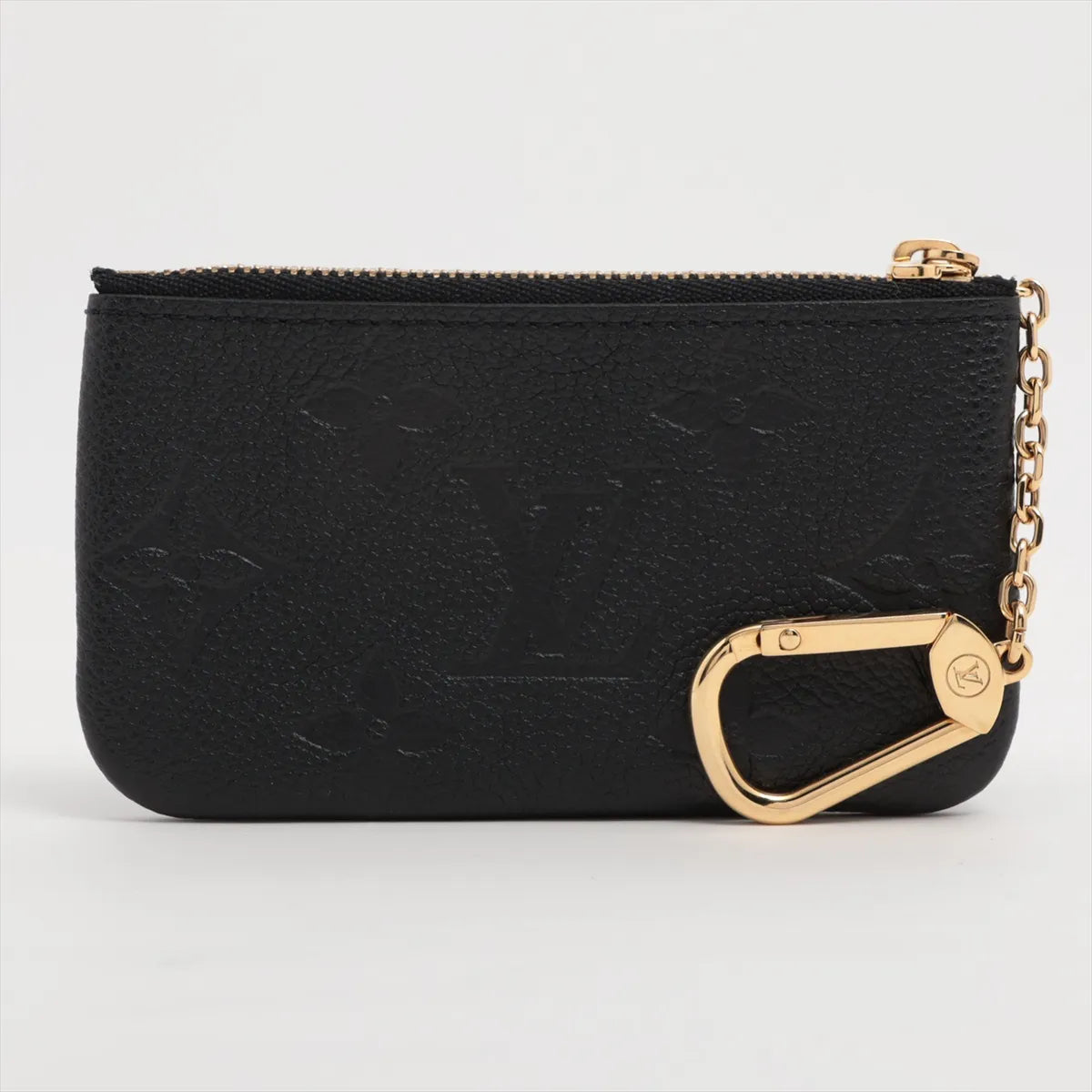 Louis Vuitton Monogram Empreinte Pochette Coin Purse Black