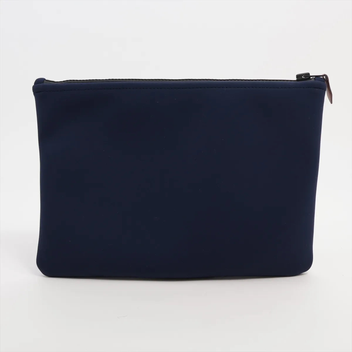 Hermès Trousse Flat MM Pouch Navy Blue