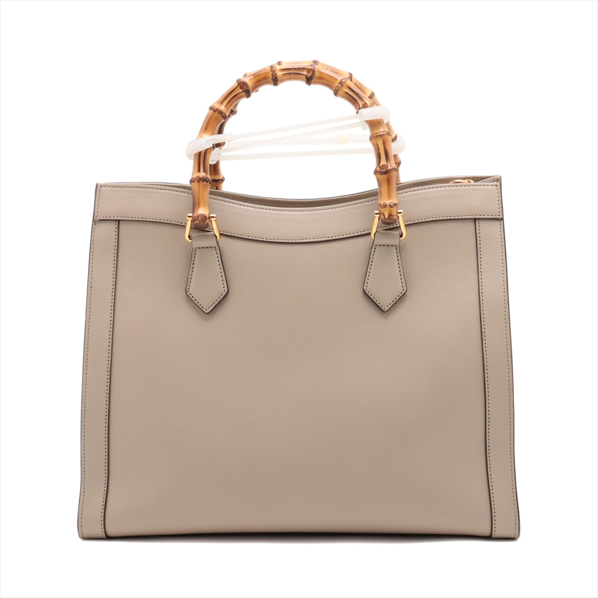 Gucci Bamboo Diana Leather Two-Way Handbag Beige