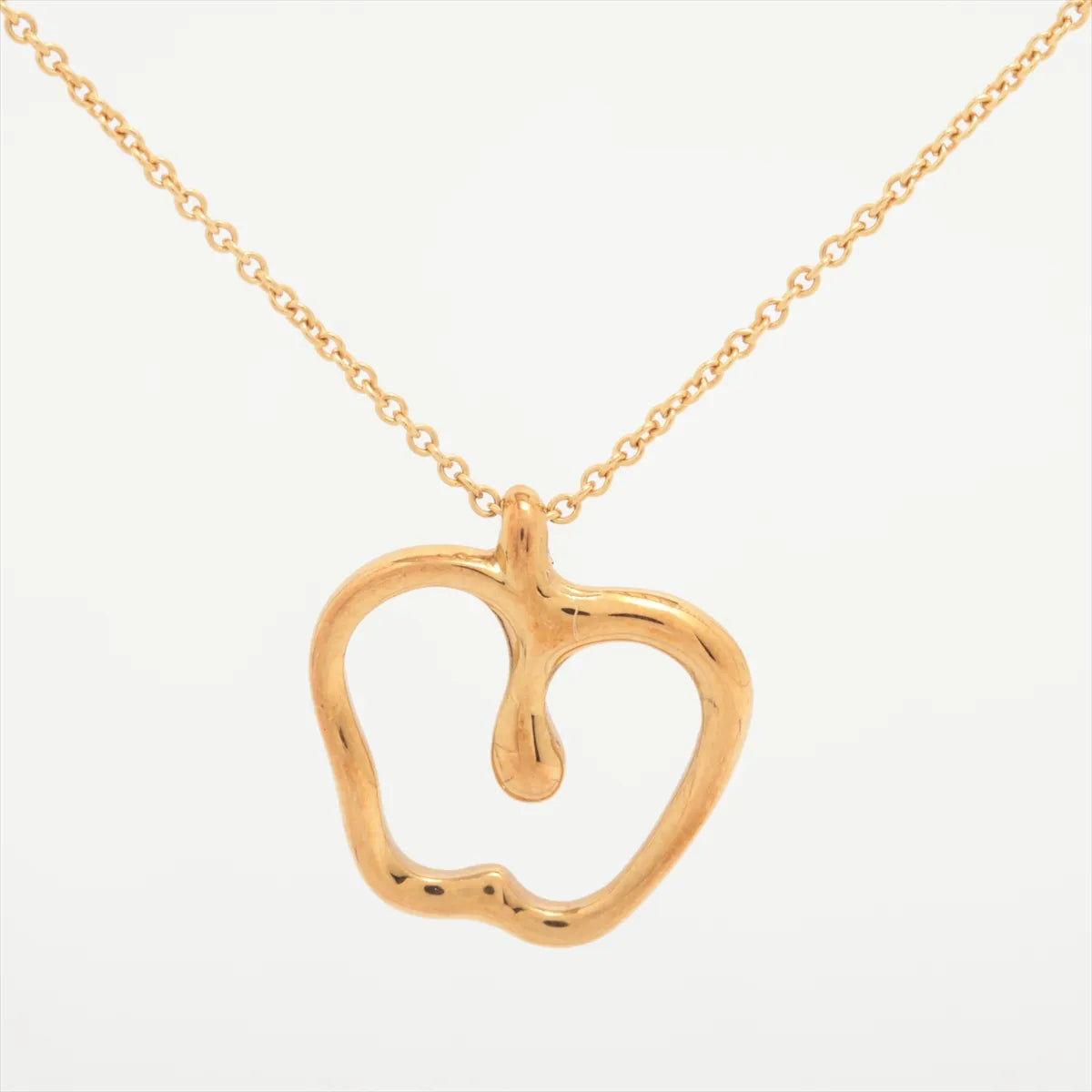 Tiffany & Co. Apple Pendant Necklace Yellow Gold