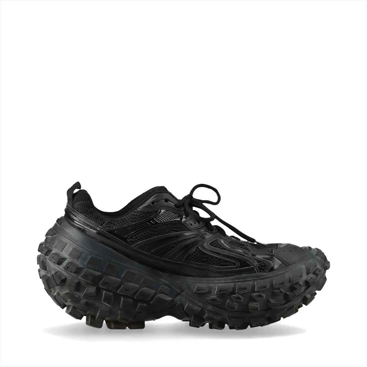 Balenciaga Bouncer Leather Men's Sneakers Black