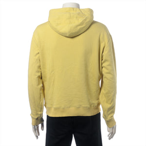 Saint Laurent Paris Cotton Hoodie Yellow