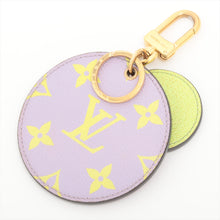 Load image into Gallery viewer, Top rated Louis Vuitton Monogram LV Giant Initial Illustre Bag Charm Lilac x Yellow