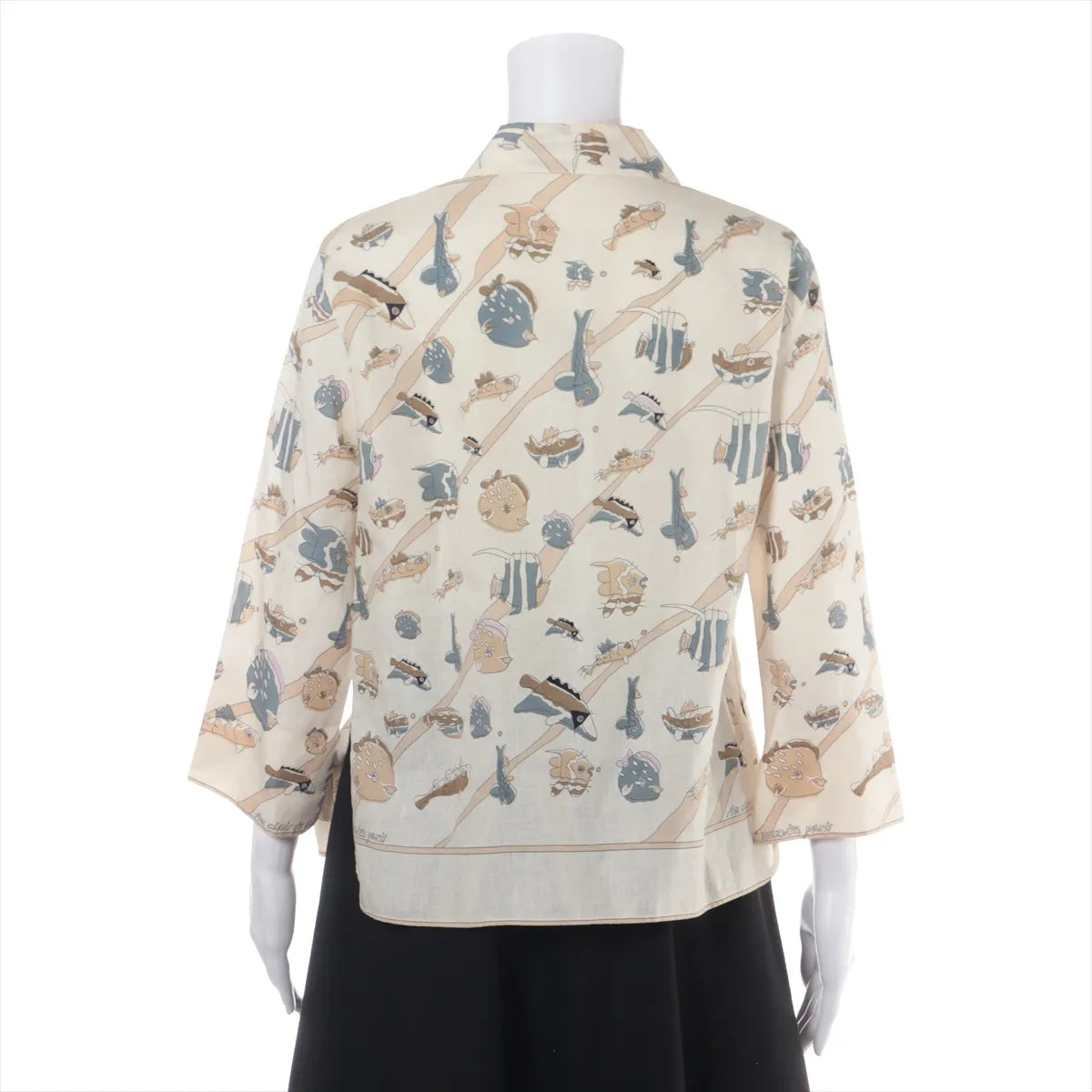 Hermes Margiela Linen Shirt Ivory