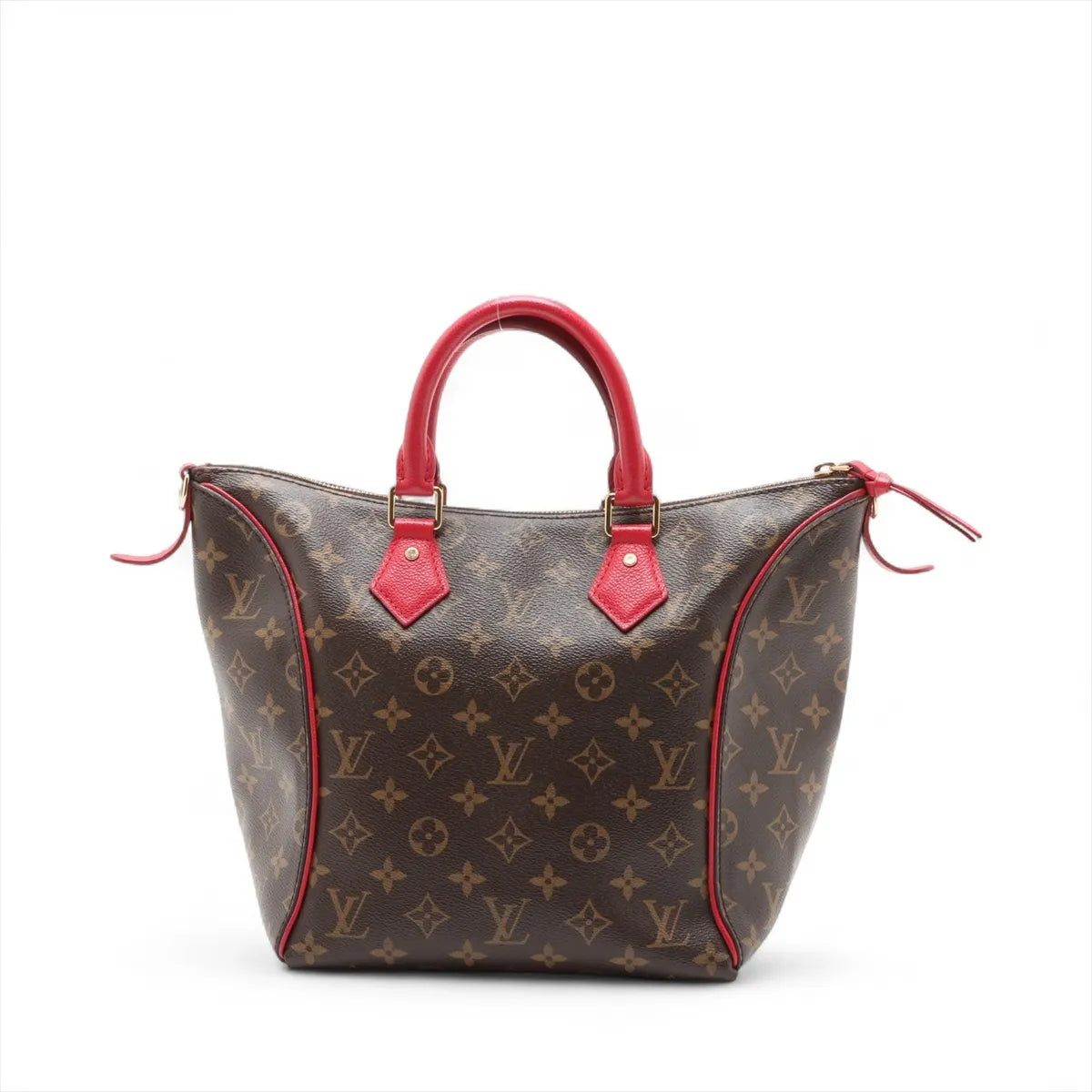 Louis Vuitton Monogram Tournelle PM Brown x Red
