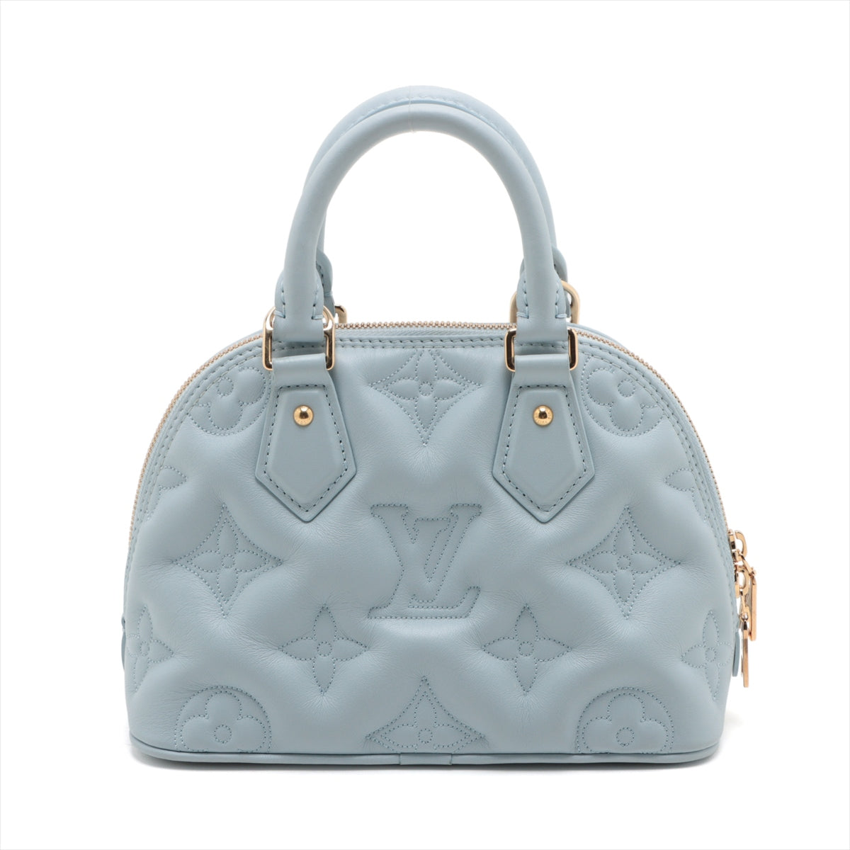 Louis Vuitton Monogram Bubblegram Alma BB Bleu Glacier