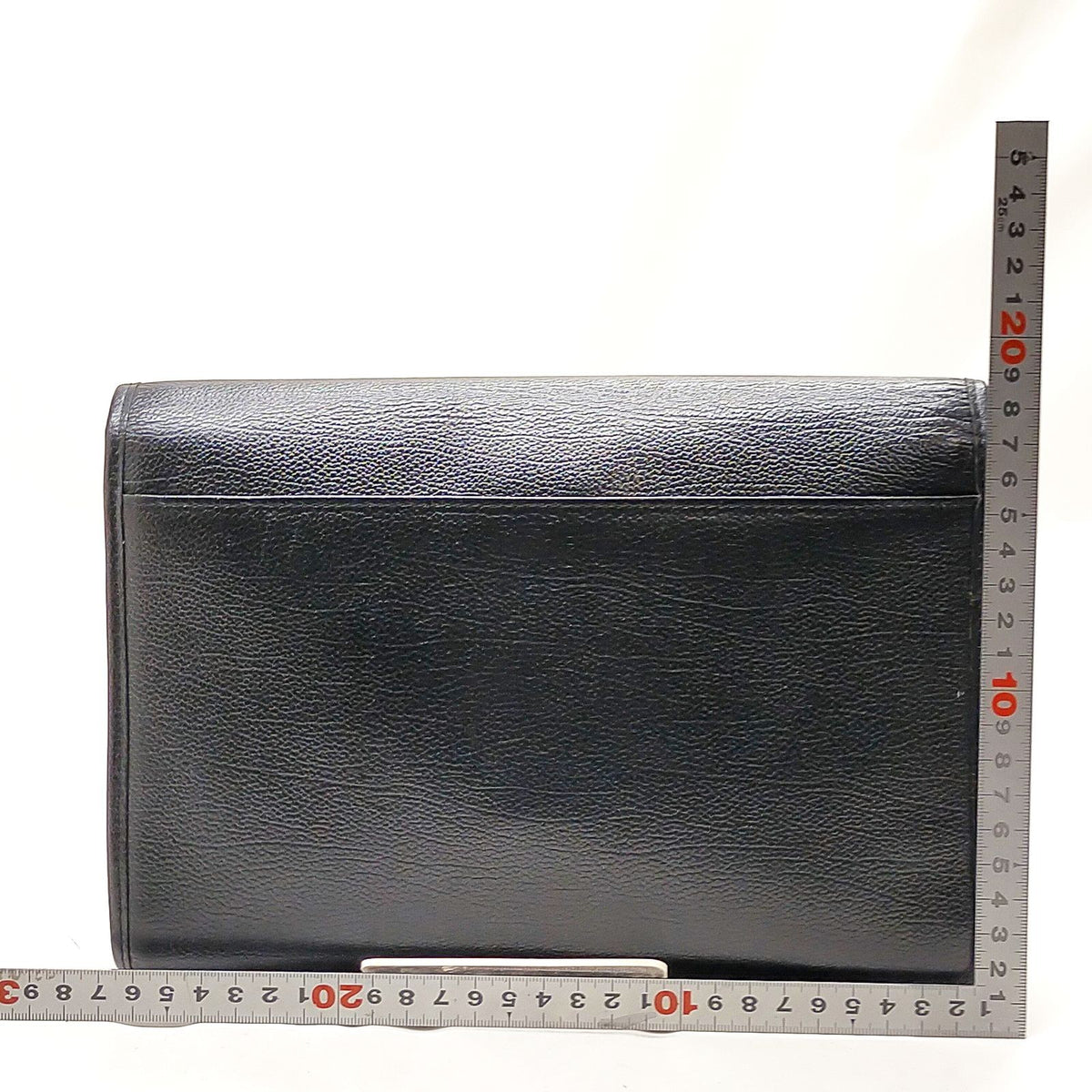 Yves Saint Laurent Leather Clutch Bag Black