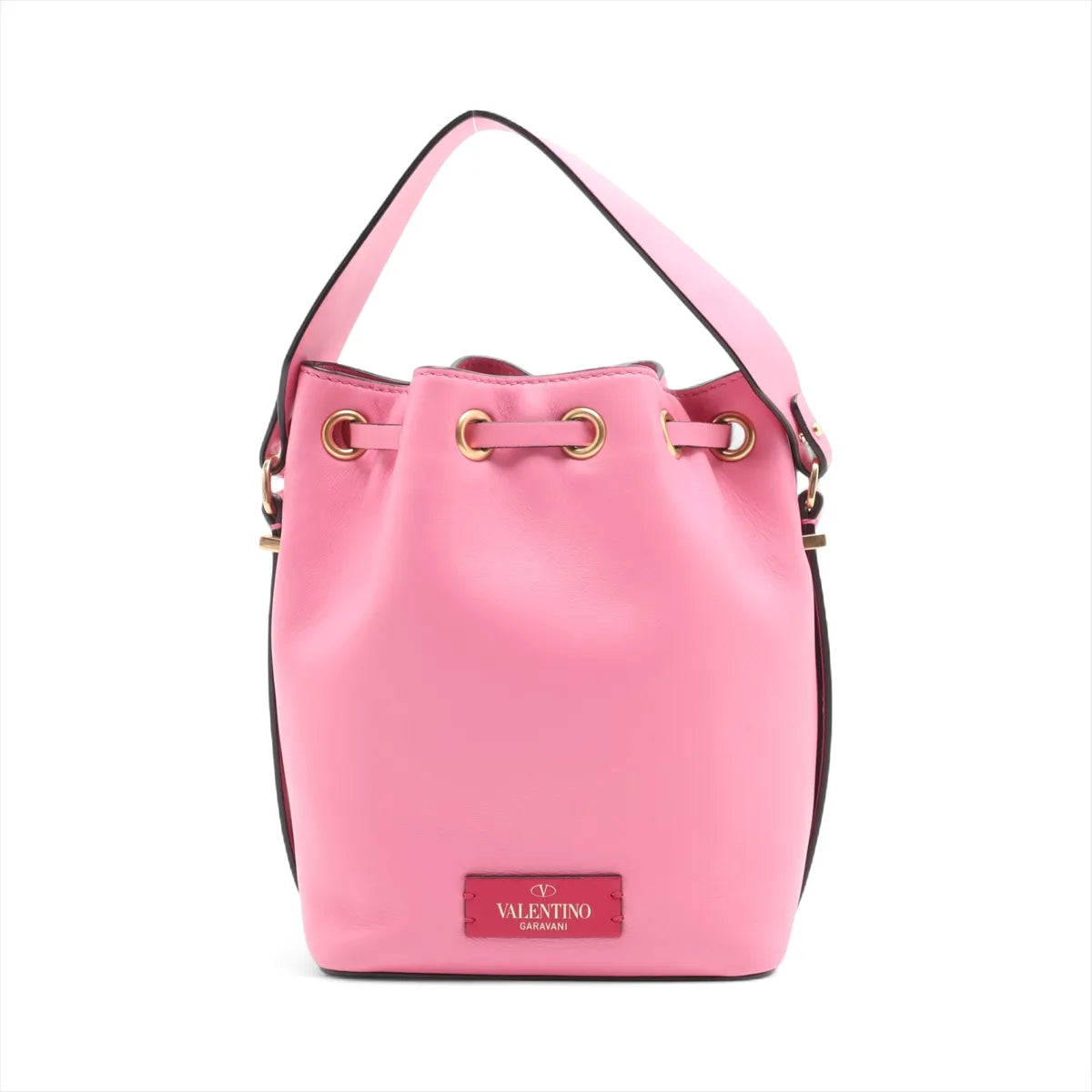Valentino Garavani Bucket Shoulder Bag Pink