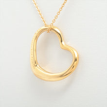 Load image into Gallery viewer, #1 Tiffany &amp; Co. Open Heart Pendant Necklace Gold    