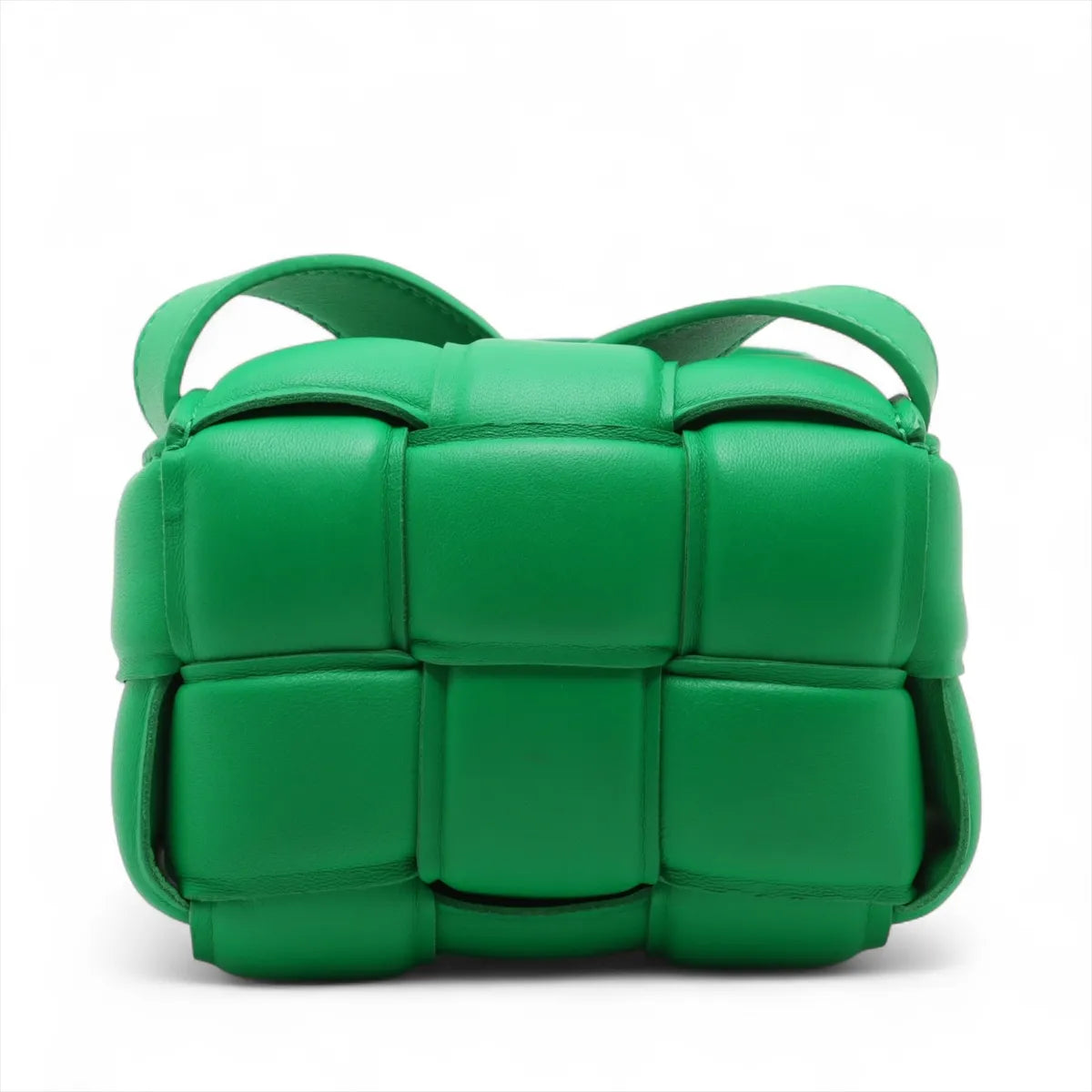 Bottega Veneta Maxi Intrecciato Candy Padded Cassette Shoulder Bag Green