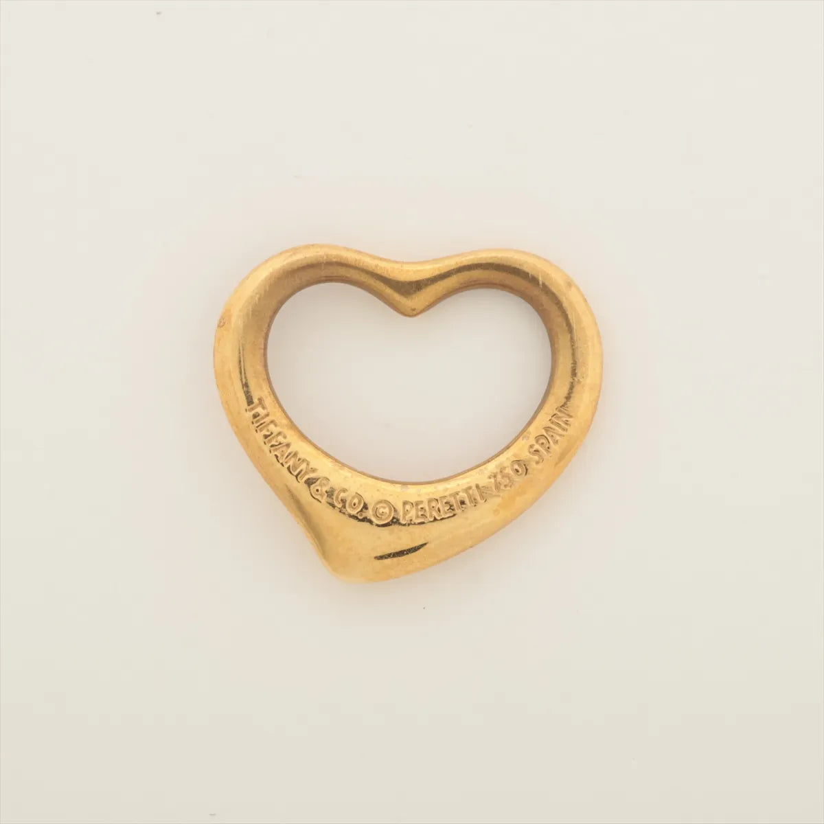 Tiffany & Co. Open Heart Pendant Yellow Gold