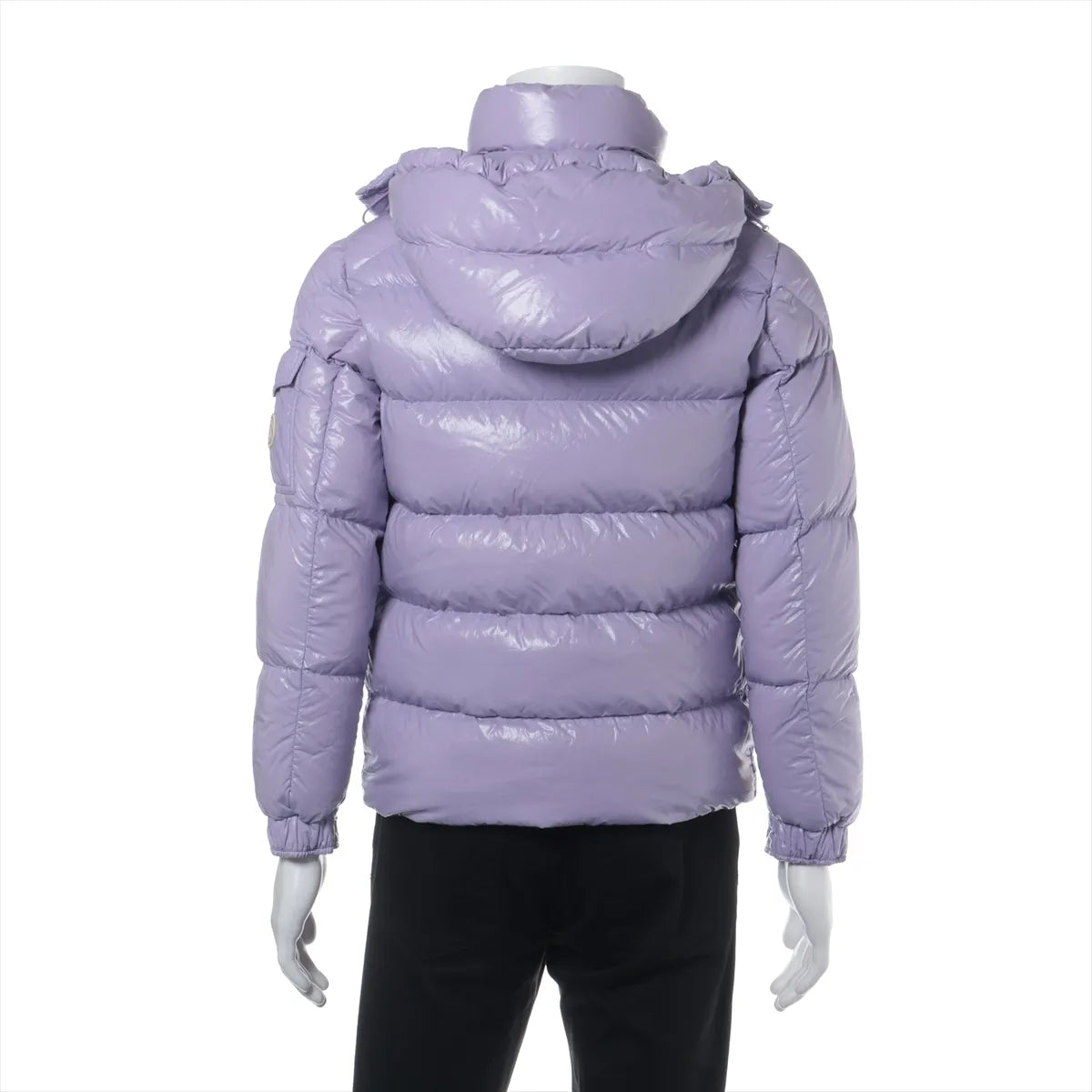 Moncler Nylon Down Jacket Purple