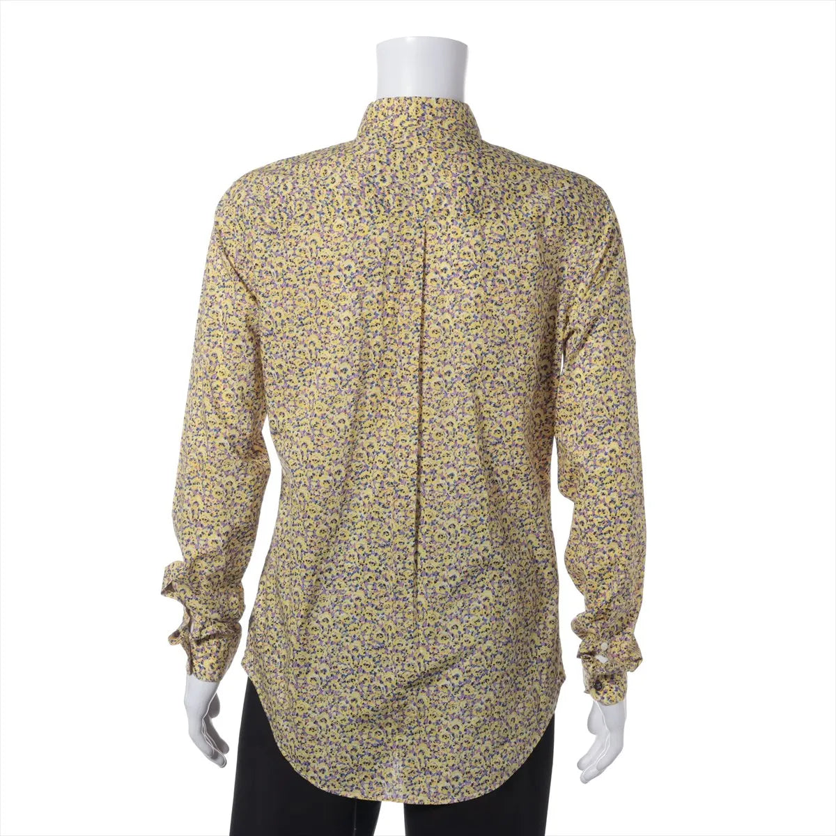 Louis Vuitton Cotton Long Sleeve Yellow x Multicolor Print