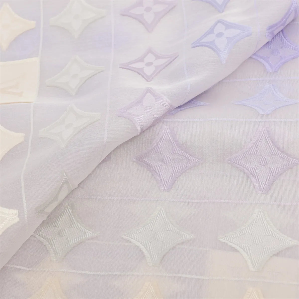 Louis Vuitton Monogram Gradient Silk Scarf Light Lilac
