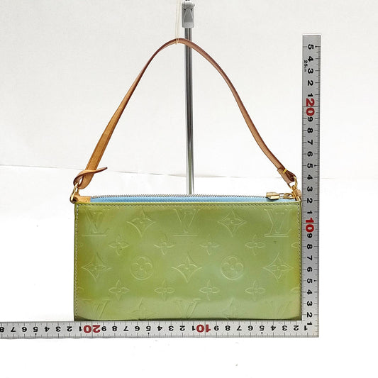 Louis Vuitton Green Vernis Lexington Pouch — detail 1