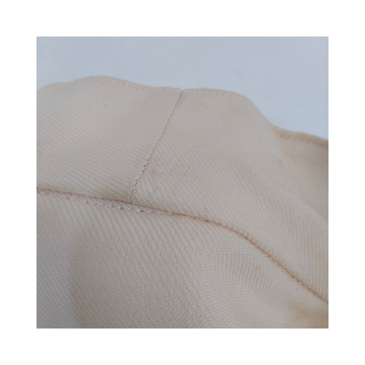 Christian Dior Cream Wool & Silk Draped Top — Size M — detail 8