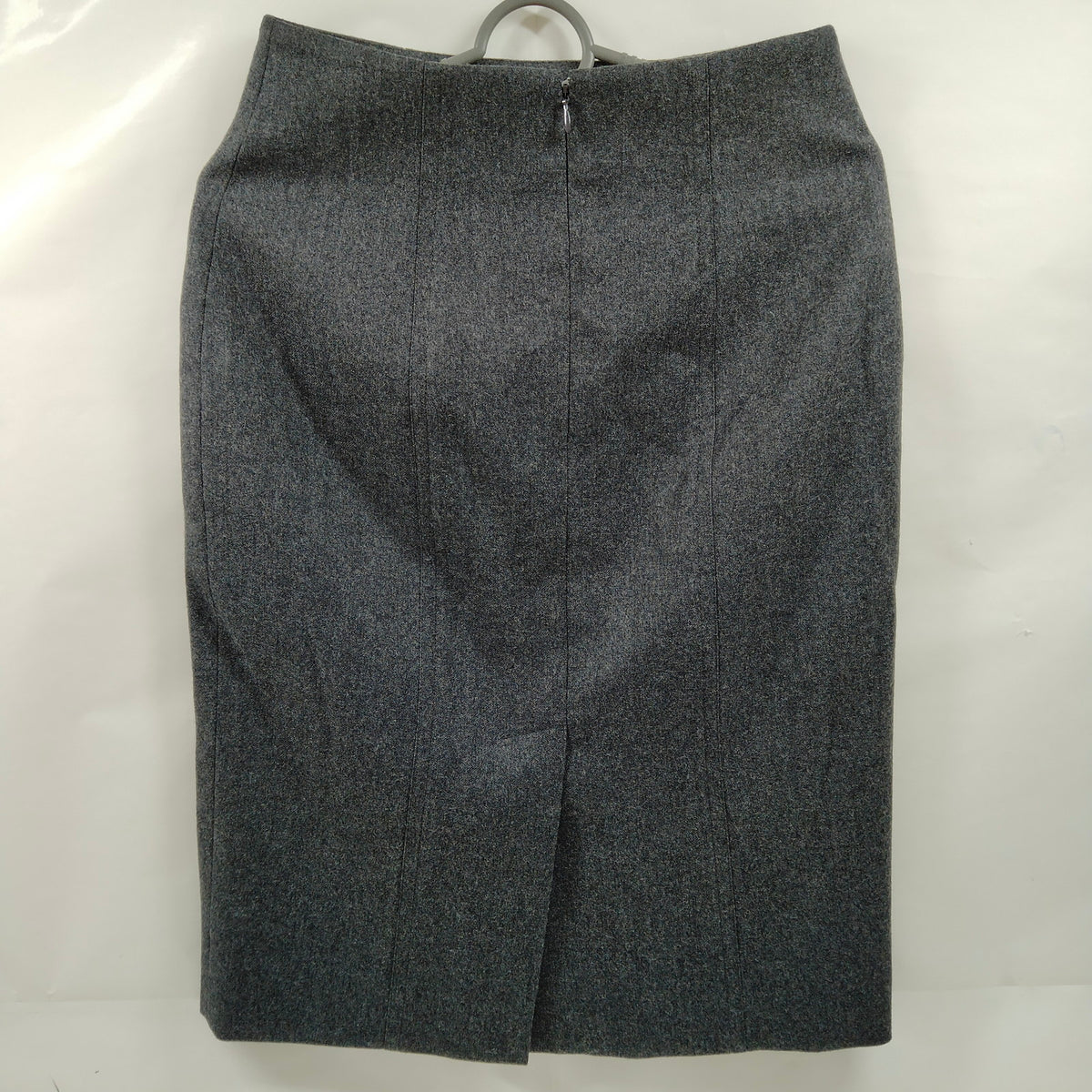 Yves Saint Laurent Gray Wool Pencil Skirt — FR 36 — detail 1