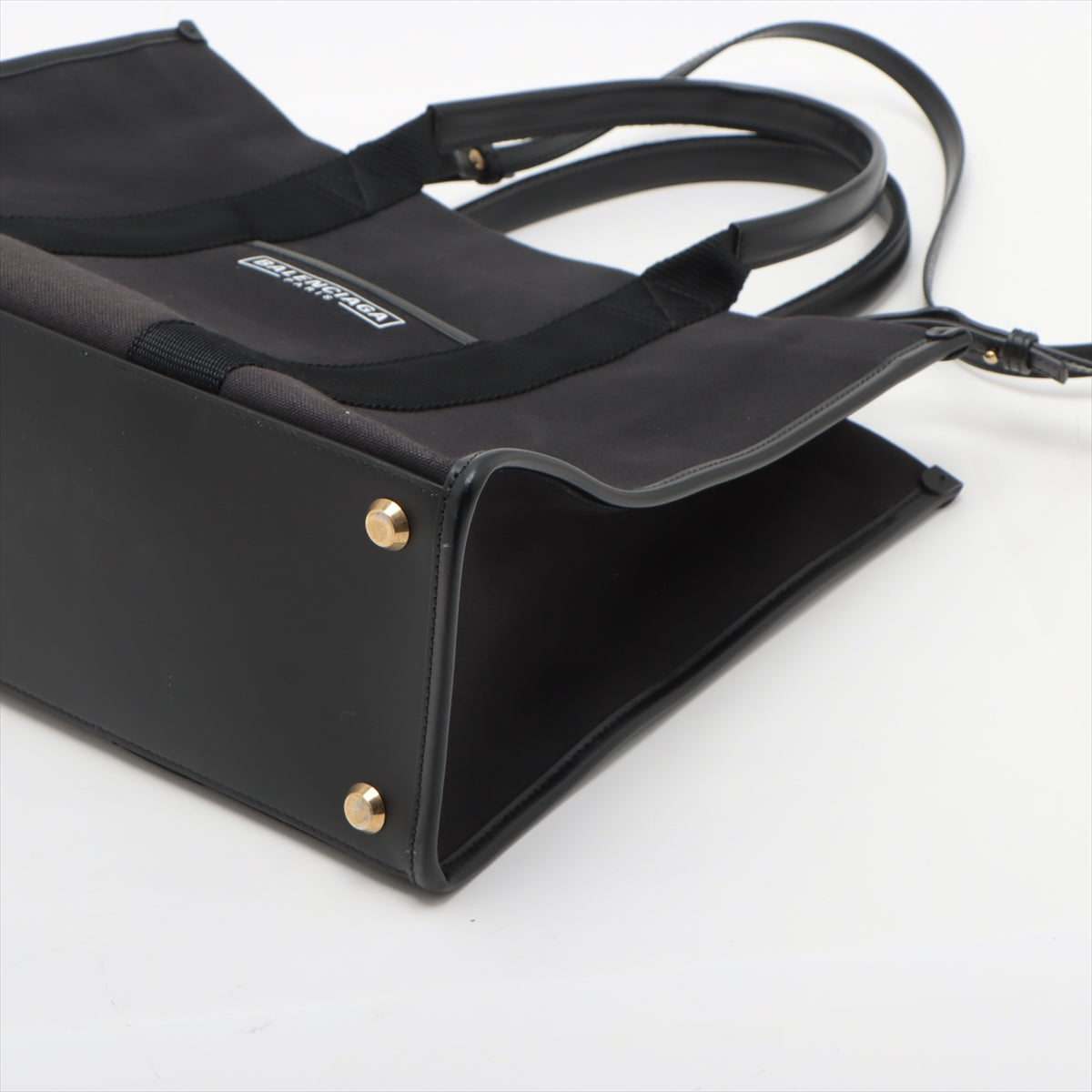 Balenciaga Canvas Leather Two-Way Tote Bag Black * PREORDER *