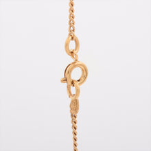 Load image into Gallery viewer, Chanel CC Logo Rhinestone with Bell Pendant  Necklace