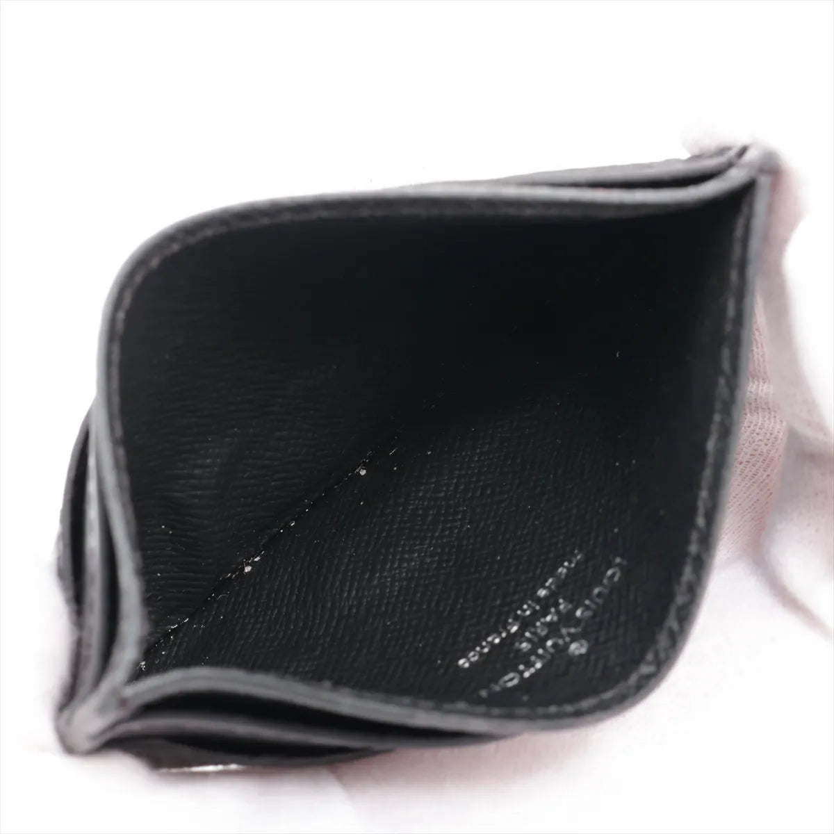 Louis Vuitton Monogram Eclipse Double Card Case Black