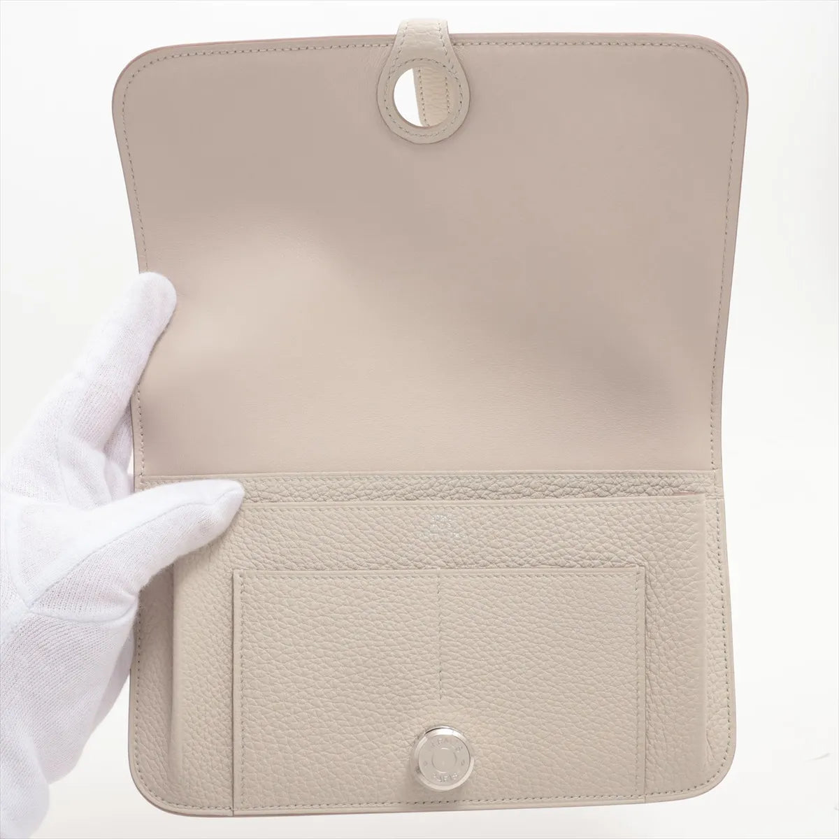 Hermès Dogon Togo GM Long Wallet Beton