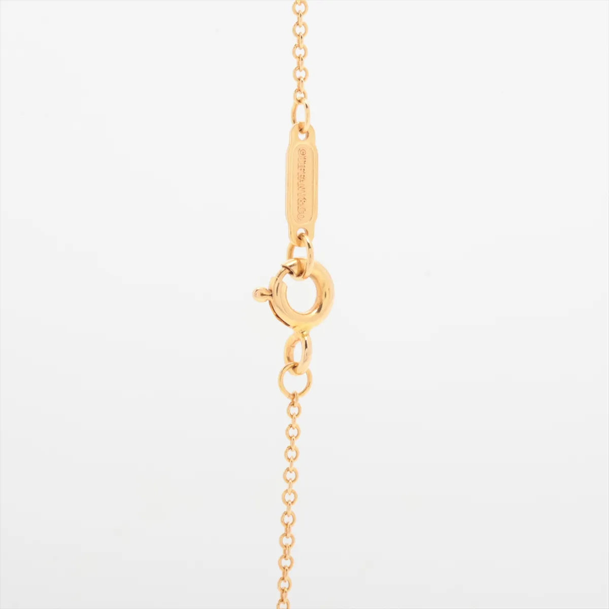 Tiffany & Co. Mini Key Pendant Necklace Pink Gold